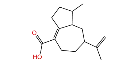 Guaia-1(10),11-dien-15-oic acid